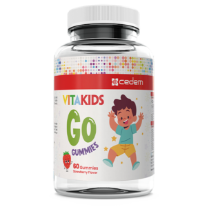 VITAKIDS Go gummies for children’s energy, mood, memory, and concentration with essential vitamins, 60 gummies – Cedem