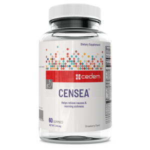 CENSEA food supplement for motion and morning sickness relief, vegan and lactose-free, by Cedem AG