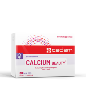 CALCIUM BEAUTY supplement combines Calcium and Vitamin D3 to strengthen bones, teeth, and nails while preventing deficiencies.