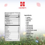 Ferric Ammonium Citrate with lysine, vitamins, and minerals blend for iron absorption in CeFerro by Cedem