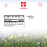 CoQ10 (100 mg, 200 mg) in CEDEM AG's formula for fertility support and overall health