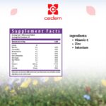 Vitamin C, zinc, and selenium blend for immune support and protection in VitaCed Immune by Cedem