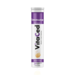 VitaCed Immune effervescent tablets for immunity boost with vitamin C, zinc, and selenium, 20 tablets – Cedem