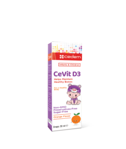 CeVit D3 30 ml oral drops for healthy bones, muscle growth, and rickets prevention with vitamin D3 for all ages – Cedem