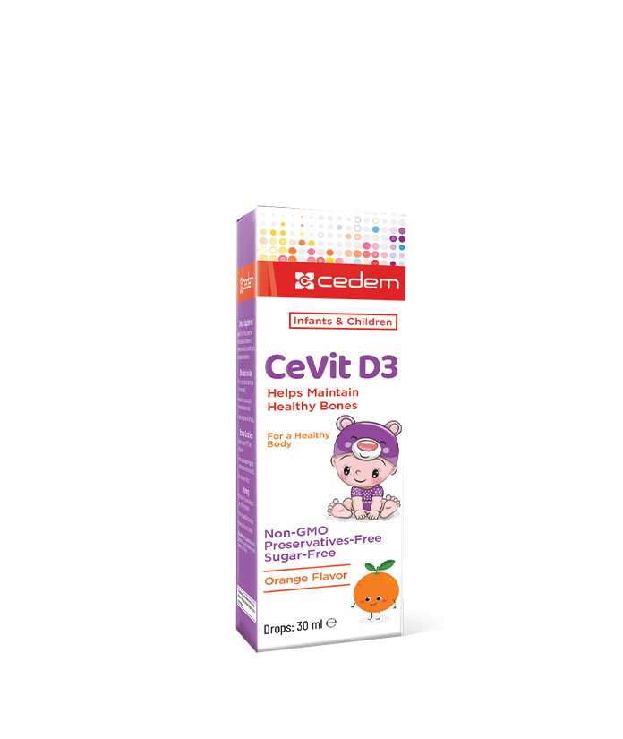 CeVit D3 CeVit D3 30 ml oral drops for healthy bones, muscle growth, and rickets prevention with vitamin D3 for all ages – Cedem