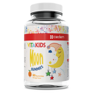 VITAKIDS Moon sleep aid gummies for children with melatonin and vitamin B6 to promote restful sleep, 60 gummies – Cedem