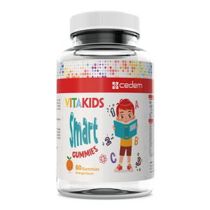VITAKIDS Smart gummies for children’s brain health, memory, and concentration with DHA and essential vitamins, 60 gummies – Cedem