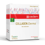 Collagen supplement Collagen Derma for healthy skin, elasticity, and hydration with hydrolyzed peptides - Cedem AG