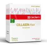 Collagen supplement Collagen Hair for healthy hair, strengthened follicles, and scalp moisture with hydrolyzed peptides - Cedem AG