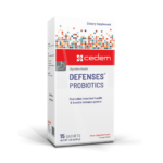 DEFENSES PROBIOTICS food supplement for immune and digestive health, vegan and lactose-free, by Cedem AG.