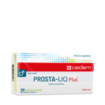 PROSTA-LIQ PLUS supports prostate health and urinary function with ultra-microemulsion Serenoa oil, Pygeum, and Epilobium, gluten- and lactose-free.
