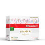 Vitamin K2 supplement for blood clotting, heart, and bone health with CoQ10 for inflammation reduction, gluten-free and lactose-free - Cedem AG