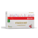 VITACED B-SHOT supplement boosts energy, mental clarity, and supports nerve health with essential B vitamins. Gluten and lactose-free. Cedem ag.