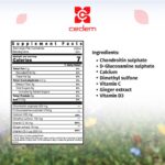 Glucosamine, chondroitin, and calcium blend for joint support and pain relief in VitaCed Osteo Max by Cedem