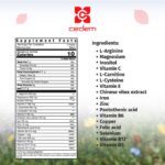 L-Arginine, inositol, vitamins, and minerals blend for pregnancy support and hormonal health in VitaCed Prental by Cedem