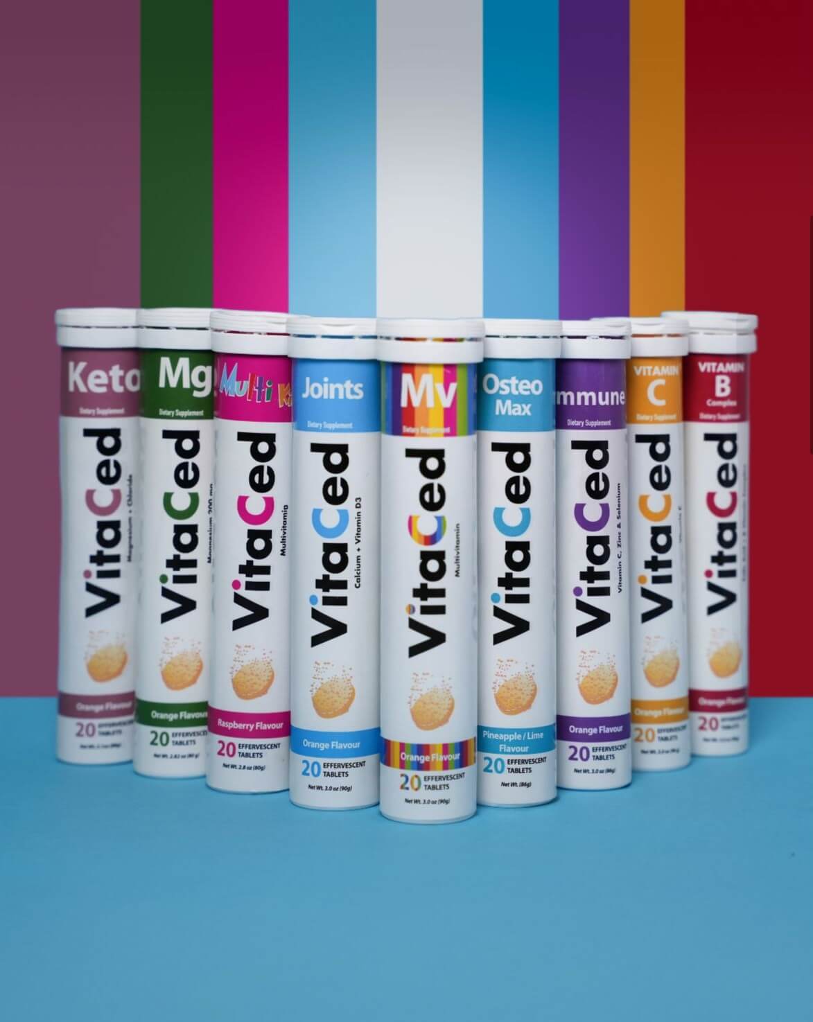 VITACED® range of premium effervescent food supplements, featuring essential vitamins and minerals for immunity, energy, and bone health. Now available online and in leading pharmacies across Nigeria. Cedem ag.